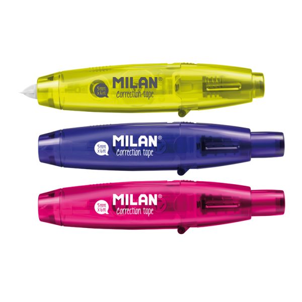 Milan Display Box 12 Acid Pusher Correction Tapes 5 Mm X 6 M - 1 Pcs.