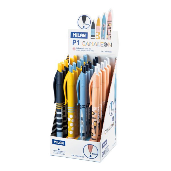 Milan Blue Ink P1 Pens Chameleon Swims Assorted - 1 Pcs.