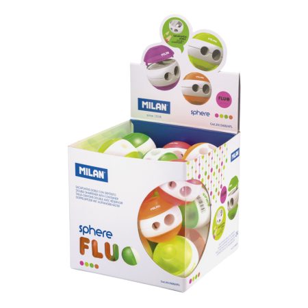 Milan SPHERE Fluo Sharpeners - 1 Pcs.