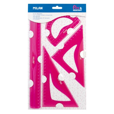 Milan_Pink Geometry Set 4 Pieces 1 Pcs.