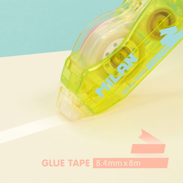 Milan Glue Tape 8.4 Mm X 8 M, New Look Series