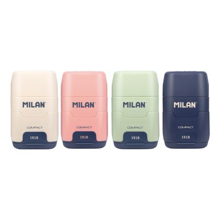 Milan Erasers With Pencil Sharpener COMPACT 1918 Series - 1 Pcs.