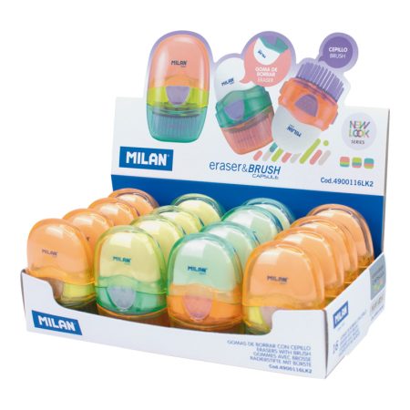 Milan Capsule Eraser & Brush