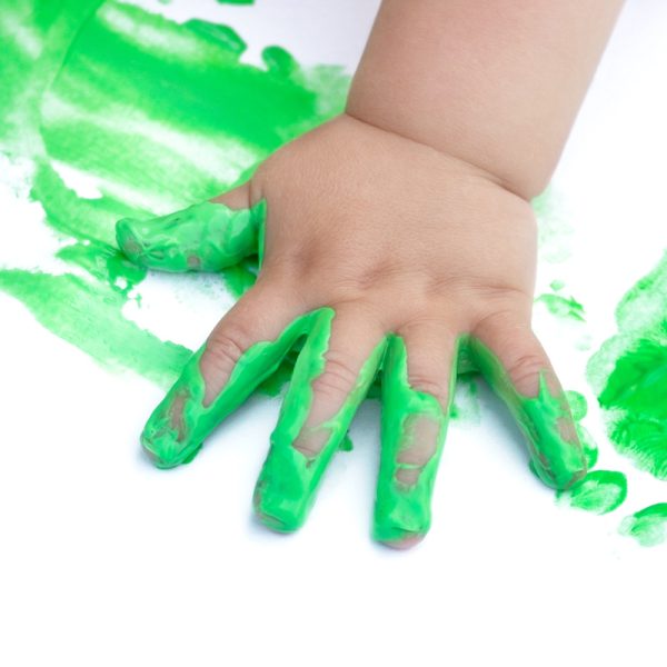 Milan Case 6 Pots 100 Ml Finger Paint, Basic Colours