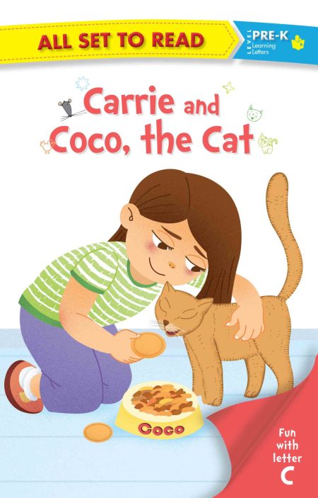 All set to Read fun with Letter C Carrie and Coco the Cat