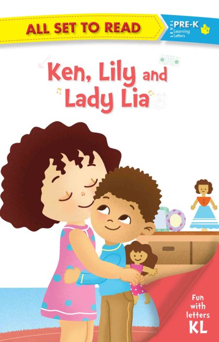 All set to Read fun with Letter K L Ken Lily and Lady Lia