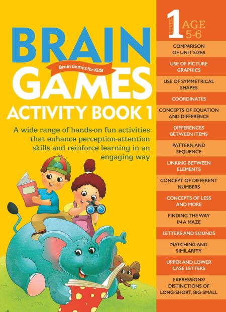 Brain Games for Kids : Brain Games Activity Book Level 1 : Book-1