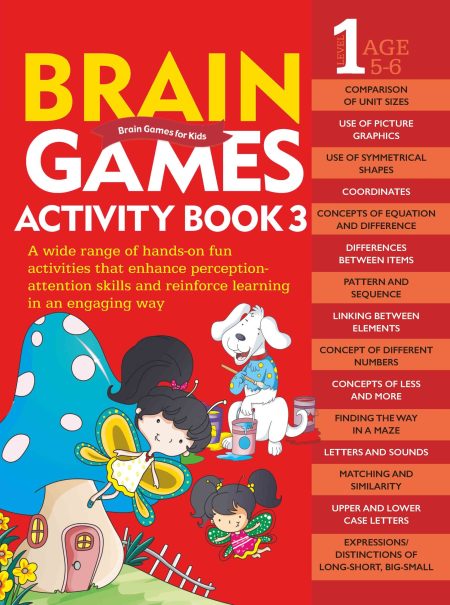 Brain Games for Kids : Brain Games Activity Book Level 1 : Book-3