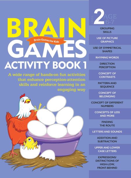 Brain Games for Kids : Brain Games Activity Book Level 2 : Book-1