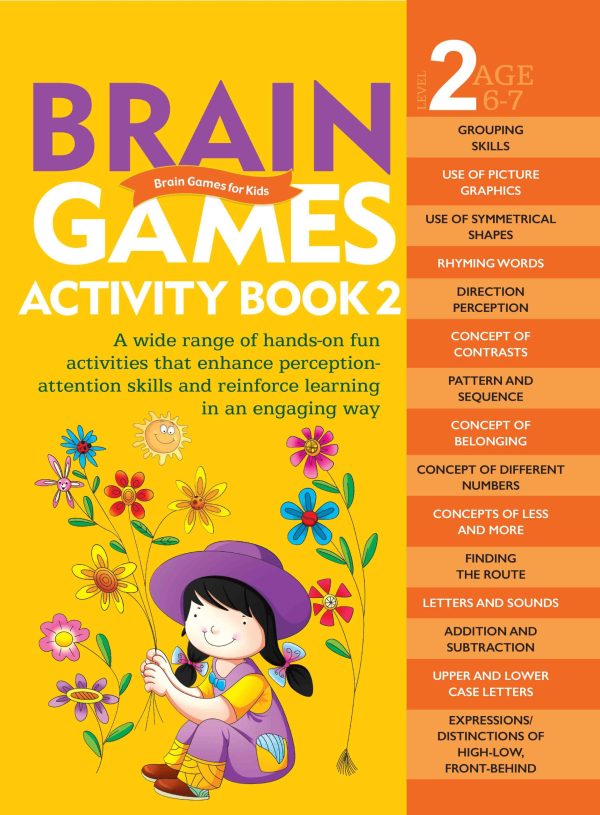 Brain Games for Kids : Brain Games Activity Book Level 2 : Book-2