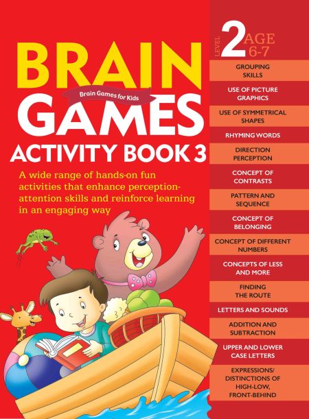 Brain Games for Kids : Brain Games Activity Book Level 2 : Book-3