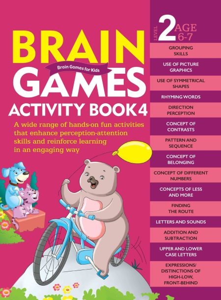 Brain Games for Kids : Brain Games Activity Book Level 2 : Book-4