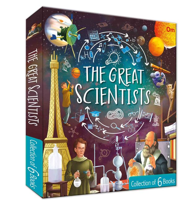 The Great Scientist - Collection of 6 Books - Biographies for Children - Charles Darwin, CV Raman, Galileo, Isaac Newton, Marie Curie and Albert Einsteinbox set