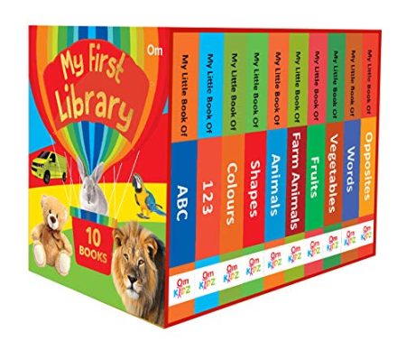 My First Library: Set of 10 Board Books for Kids - Boxset