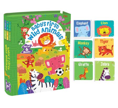 Baby's First Wild Animals (Box) (Board book for children)