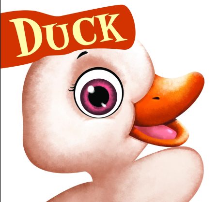 Duck : Cutout Board Book