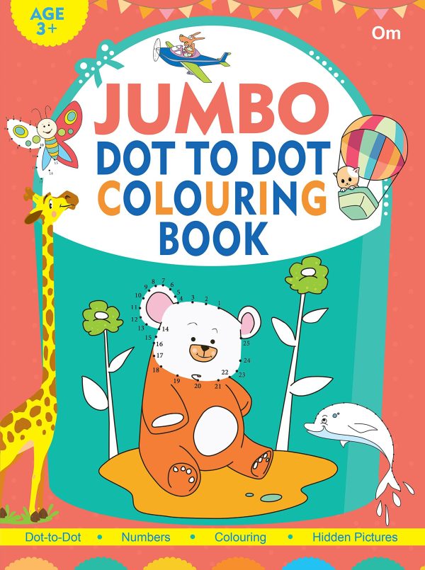 Jumbo Dot-to-Dot Colouring Book (Binder)
