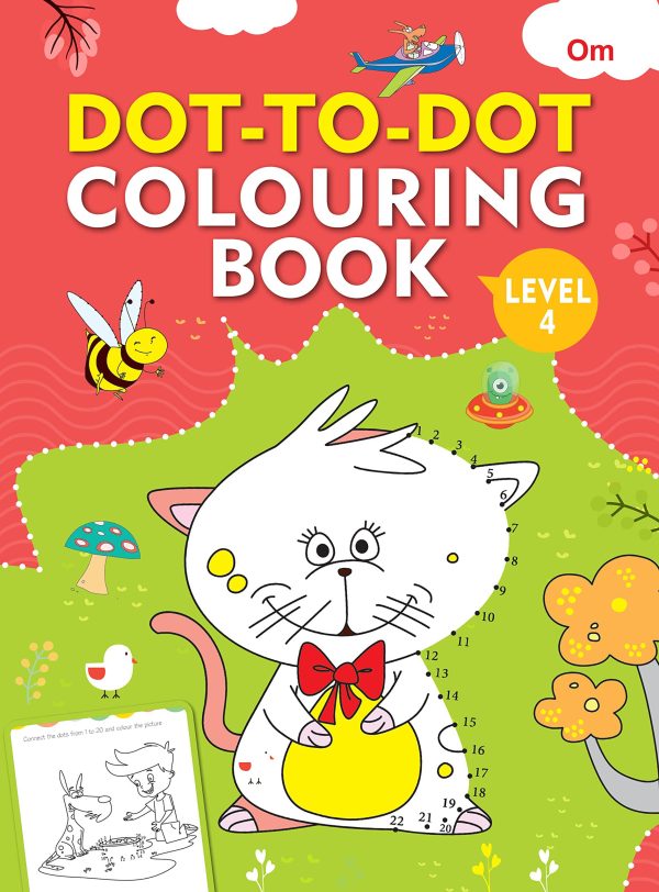Dot-to-Dot Colouring Book Level 4