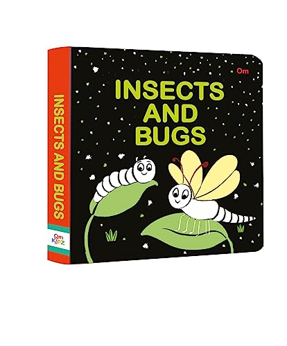 Board book: Insects and Bugs - High contrast board book for children