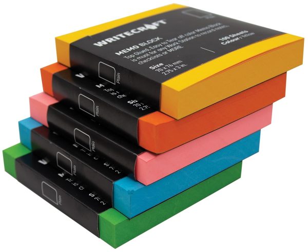 Coloured Memo Block