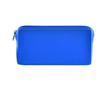 ColorLine Silicon Pencil Cases (Plan) - 58711 (Pack Of 1, Blue)