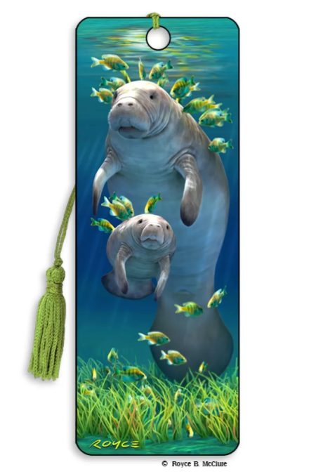 ROYCE 3D BOOKMARK - MANATEES