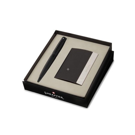GIFTSET SHEAFFER 300 G9343 MATTE BLACK WITH POLISHED BLACK TRIM BP WITH BCH