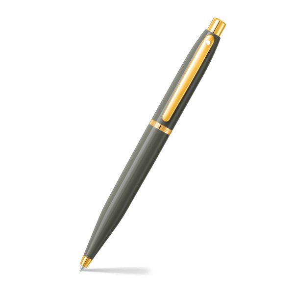 PEN SHEAFFER VFM E9427 LIGHT GREY WITH PVD GOLD TRIM BP