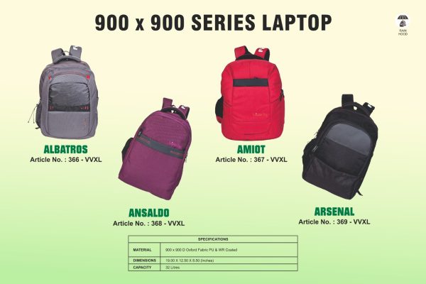 Liberty – Ansaldo - 900 x 900 Oxford Fabric PU & WR Coated – 32 Litres - 900 x 900 Series Laptop