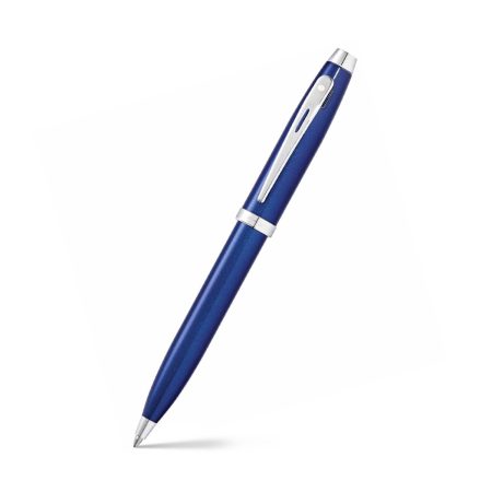 PEN SHEAFFER 100 E9339 GLOSSY BLUE WITH CHROME TRIM BP