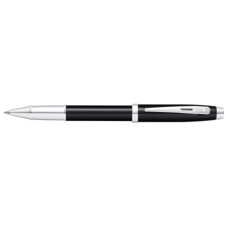 PEN SHEAFFER 100 E9338 GLOSSY BLACK WITH CHROME TRIM RB