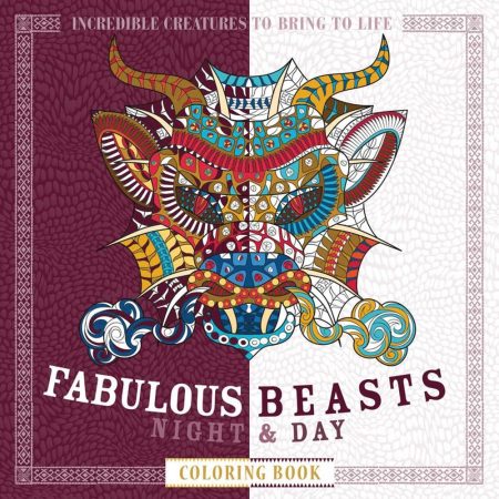 Fabulous Beasts Night & Day Coloring Book