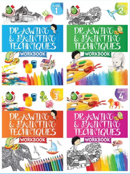 DRAWING AND PAINTING TECHNIQUES (SET OF 4 BOOKS)