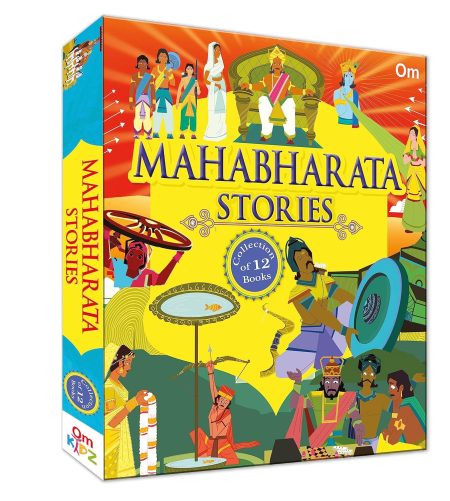 Mahabharata Stories: Collection of 12 books - Indian Mythology for kids - Illustrated story book for