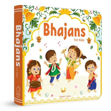 Bhajans for Kids: Illustrated Prayer Book, Bhajans in Three Languages for Easy Understanding