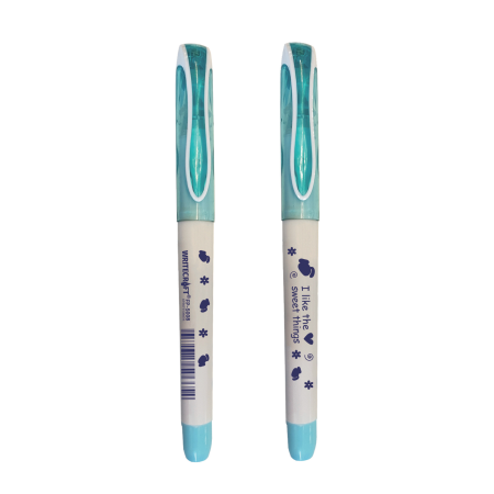 WRITECRAFT FP-5008  Fountain Pen - Medium Tip - Blue - Waterproof Quick Dry Ink - Pack of 2