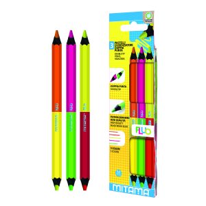 Mitama Jumbo Pastel Highlighters With Maxi Tip-Set of 3 Units _61919