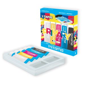 Mitama Washable Paint Tubes 5 pcs + 2 Free Brushes _61929