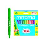 Mitama Super Washable Jumbo Fiberpen Maxi Tip - 5mm - 12 pc set_61998