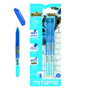 Mitama Erasable Gel Ink Pen - Goody Blue - 2 pcs_62800