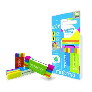 Mitama Fluo Rubbers Assorted Colours - 4 pcs_62872