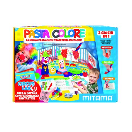 Mitama Circus LAB color clay / 43 pcs - Clay dou - Crayon - Fun Activity Set for kids _62933