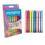 Mitama Jumbo Glitter Fiberpen - Set of 8 - 5mm Extra Glitter Pens _62937