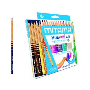Mitama Round Colour Pencils 4.0 mm pack 18 pcs_62971