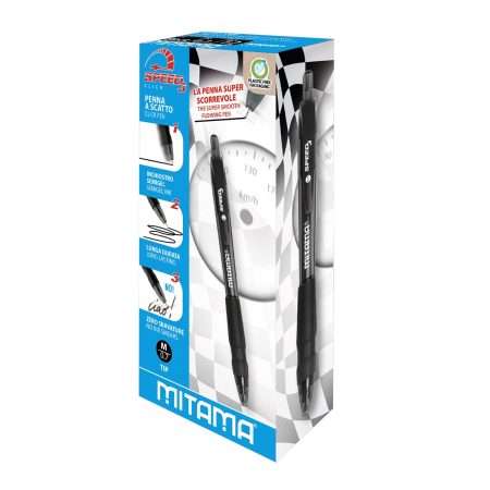 Mitama SPEED 3 Semi Gel Ink Ballpoint Pen Tip 0.7 Black - 1 Pc_64018