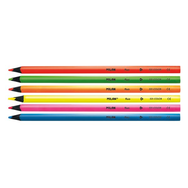 Milan_Black Wood Fluo Pencils 1 Pcs.