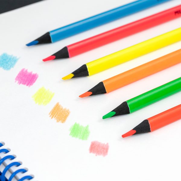 Milan_Black Wood Fluo Pencils 1 Pcs.