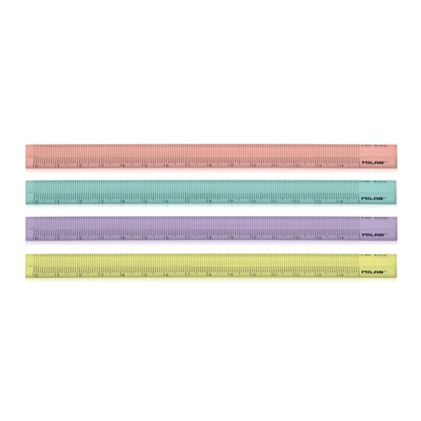MILAN_Display Box 60 Triangular Rulers 15 Cm, New Look Series  (Code_351260LK2)