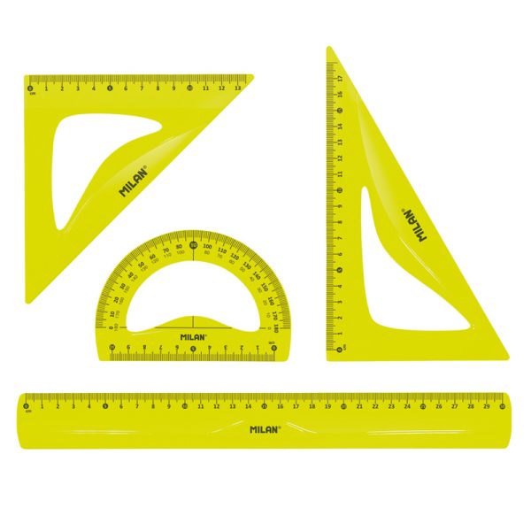 Milan_Yellow Geometry Set 4 Pieces 1 Pcs.