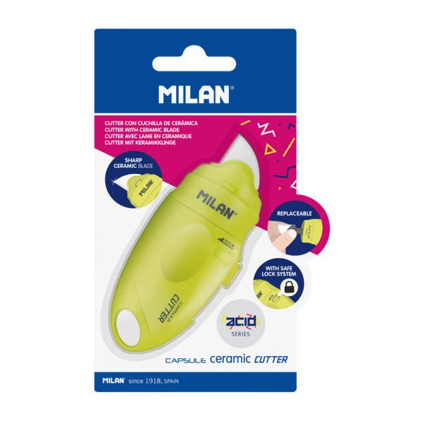 Milan_Blister Capsule Cutter Yellow 1 Pcs.